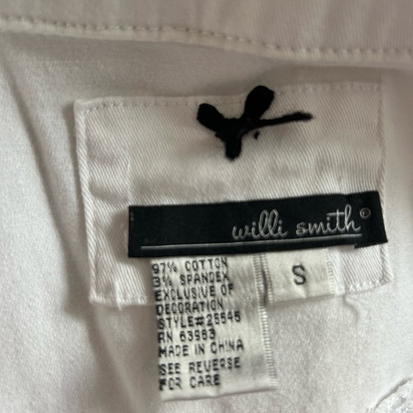 Willi Smith White Jean Jacket - Picture 4 of 4